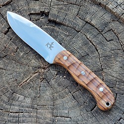 Knife B - Drop point hunter with a 4 1/4
