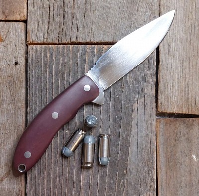 Knife 78 - hump back drop point with a 4 1/8
