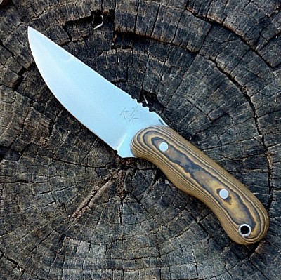 Knife 21 - SOLD -straight back hunter with a 3 3/4