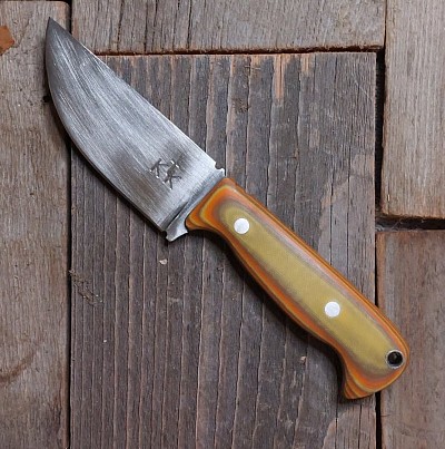 Knife 73 - SOLD - straight back with a 3 3/4