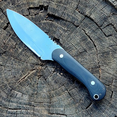 Knife 7 - drop point with a 4