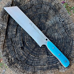 Knife 142 - seax style competition chopper with a 9 1/2