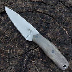 Knife 159 - drop point with a polished 3 1/2