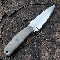 Knife 159 - drop point with a polished 3 1/2