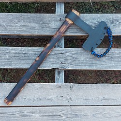 Axe 3 - the axe head was forged out of tool steel and the 4 1/2