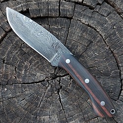 Knife 199 - this drop point is one of the prettiest knives that we've made to date! The blade is 4