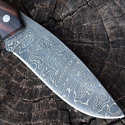 Knife 199 - this drop point is one of the prettiest knives that we've made to date! The blade is 4