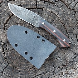 Knife 199 - this drop point is one of the prettiest knives that we've made to date! The blade is 4