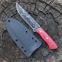 Knife 201 - I would be proud to put this drop point in my personal collection! The blade is made from 5 3/8