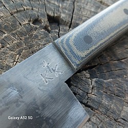 Knife 210 - mini cleaver with 3