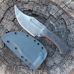 Knife 245 - clip point is made from 5 1/2
