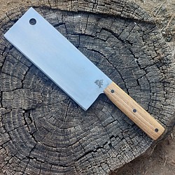 Knife 257 - cleaver with a polished 8