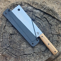 Knife 257 - cleaver with a polished 8