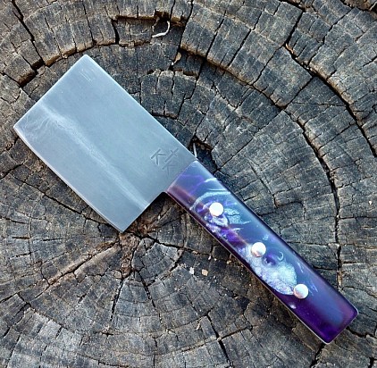 Knife P - mini cleaver with a 3