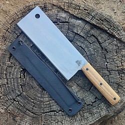 Knife 257 - cleaver with a polished 8