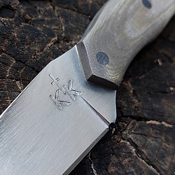Knife 159 - drop point with a polished 3 1/2