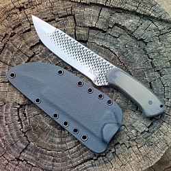 Knife 296 - drop point hunter with a 6 