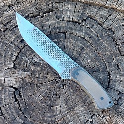 Knife 296 - drop point hunter with a 6 
